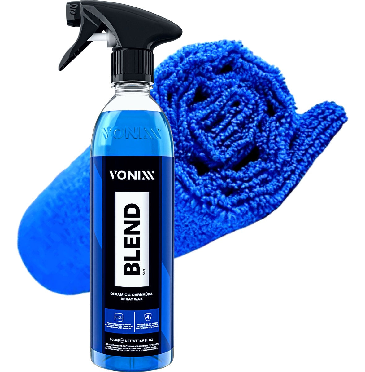 BLEND CERA CARNAUBA VITRIFICA SILICA SPRAY WAX 473ML VONIXX