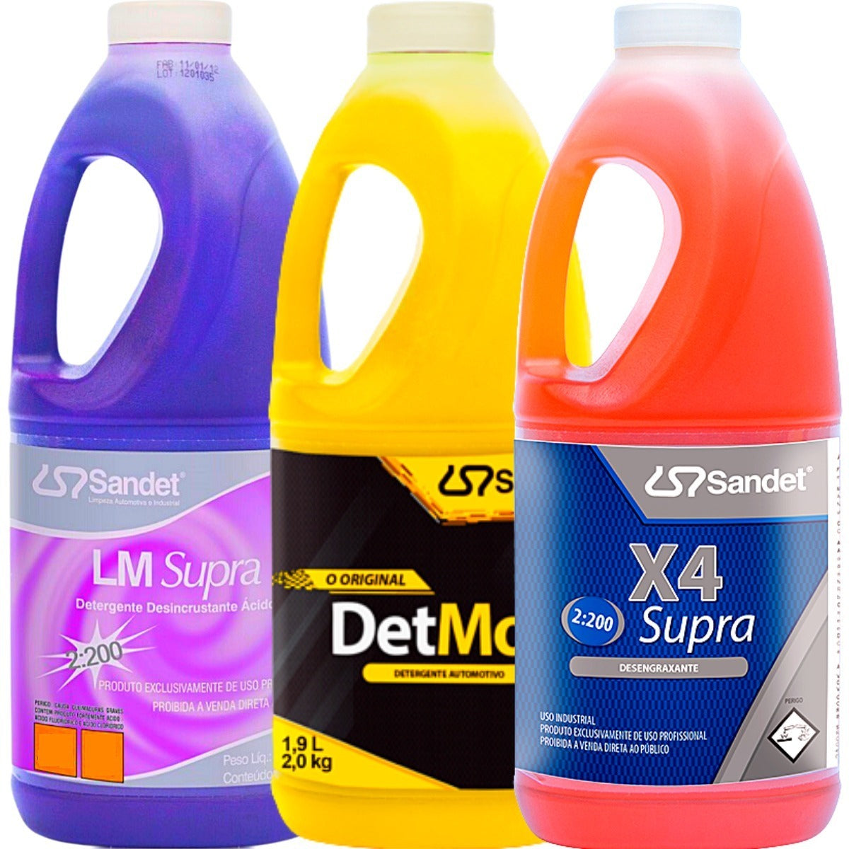 ATIVADO LM SUPRA + SOLUPAN X4 SUPRA + SHAMPOO DET MOL SANDET