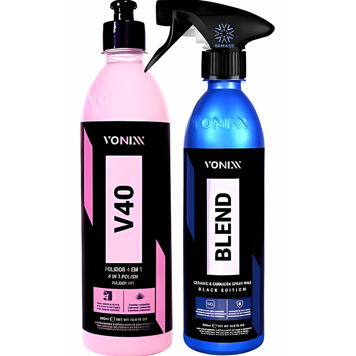 CERA BLEND BLACK SPRAY VONIXX + V40 CORTE REFINO LUSTRO