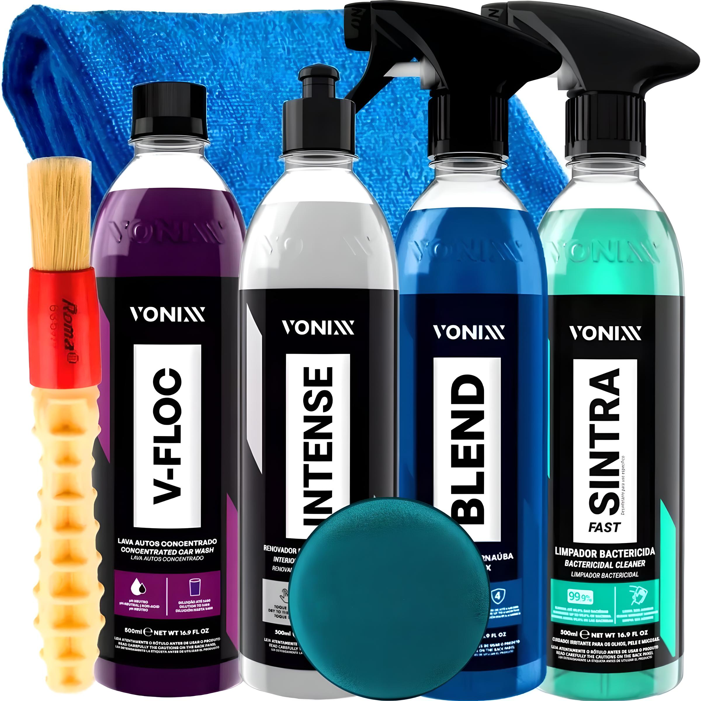 KIT LAVAGEM AUTOMOTIVA V-FLOC BLEND SINTRA INTENSE