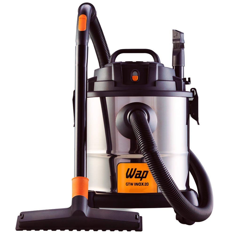 ASPIRADOR DE ÁGUA E PÓ 20 LITROS 1600W - WAP-GTW-INOX-20