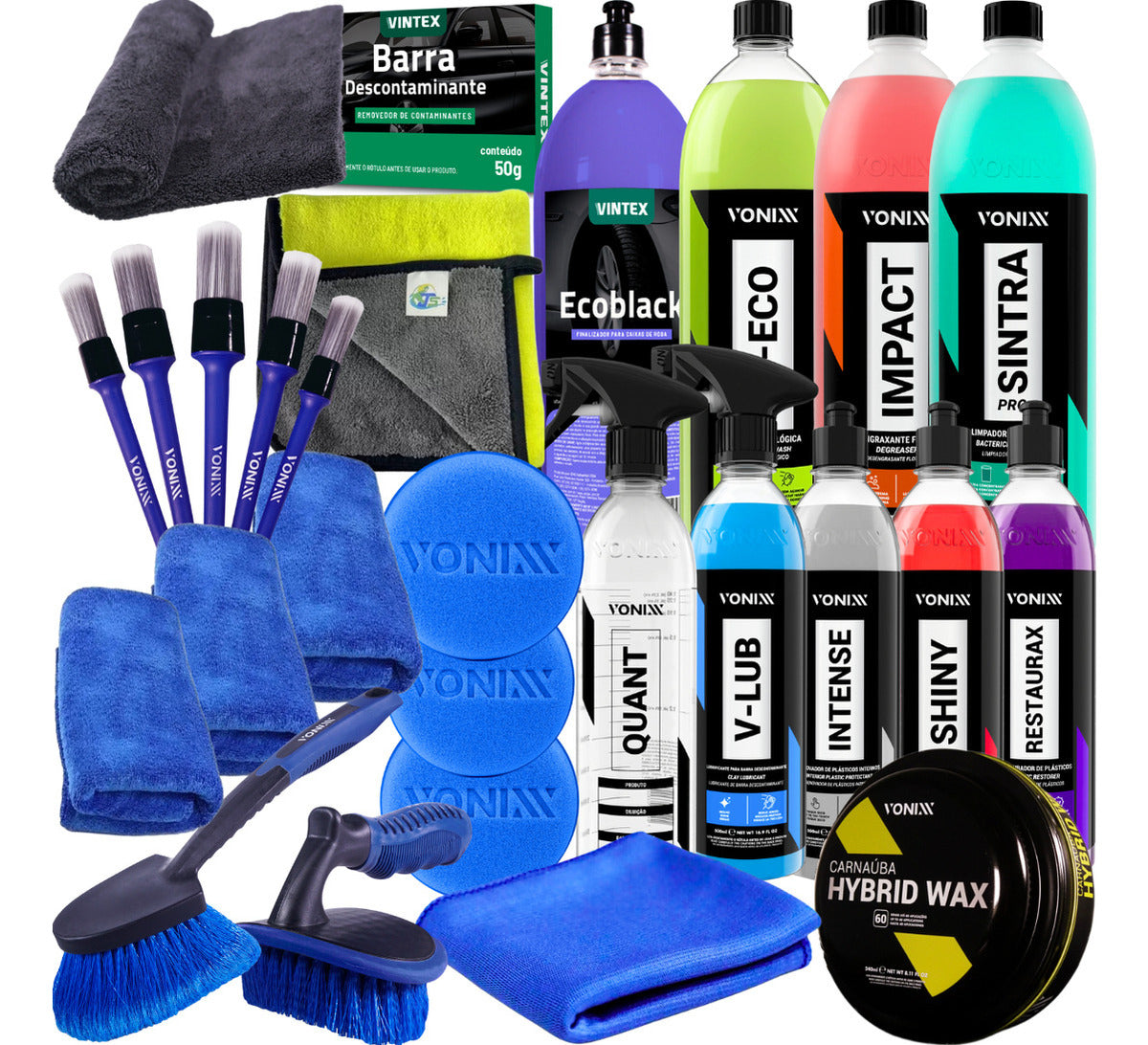 COMBO LIGHT VONIXX KIT PARA INICIANTE ESTÉTICA AUTOMOTIVA