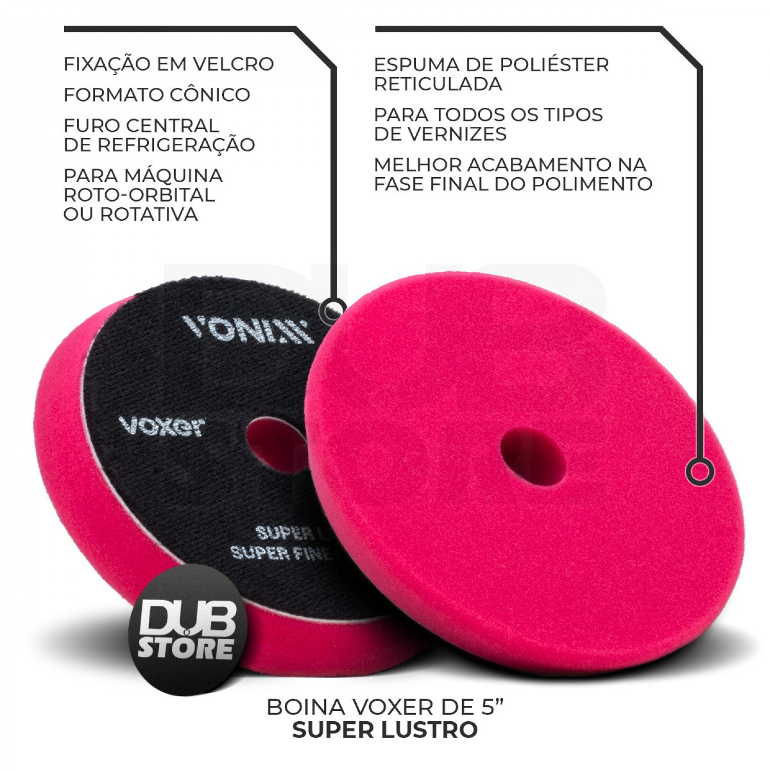 KIT DE BOINAS VOXER 5" VONIXX (4 UNIDADES)