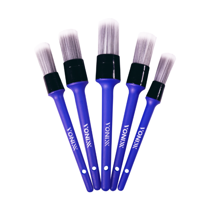 KIT DE 5 PINCEIS PARA DETALHAMENTO INTERNO